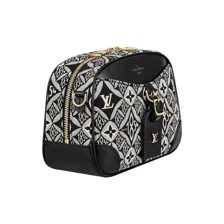 LOUIS VUITTON Deauville Mini Since 1854 1954 Jacquard Textile Gray-1