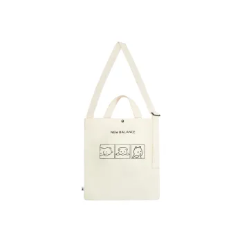 New Balance × Noritake Collaboration Canvas Portable Crossbody Canvas Bag, Shoulder Bag Unisex Ivory White