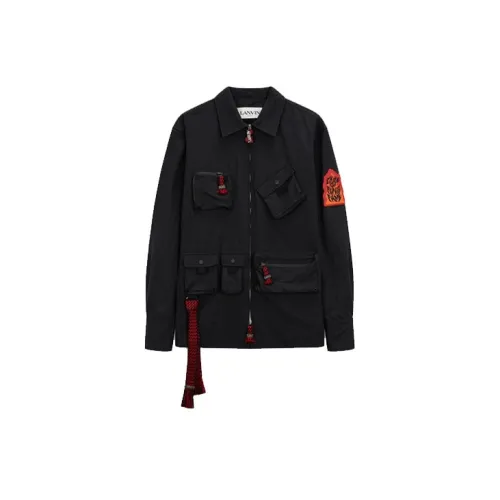 Lanvin Jackets Men Black