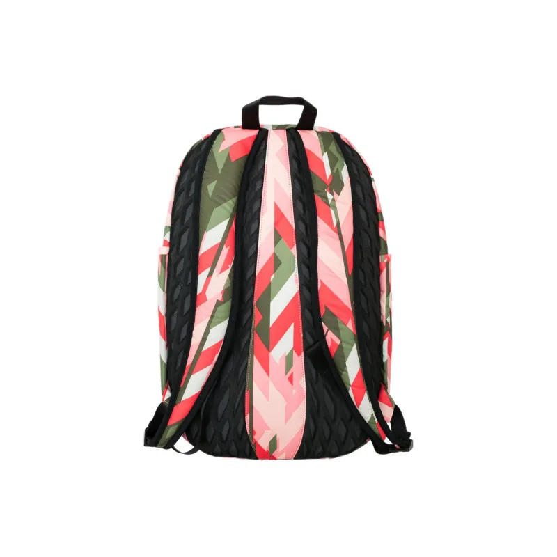 Nike Polyester Backpack Regular Unisex Pink/Army Green/Red-1