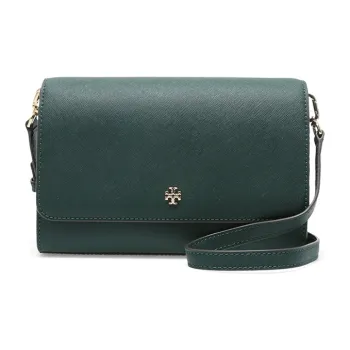 TORY BURCH Emerson Cross Grain Cow Leather Crossbody Bags Shoulder Bags Women's Jasper