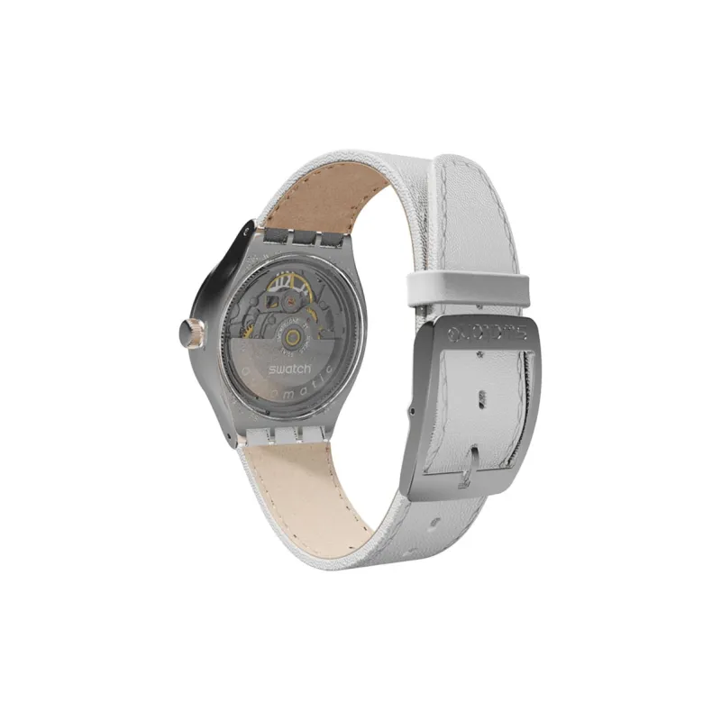 SWATCH Men 37.4mm Skeleton Watch YAS109-3