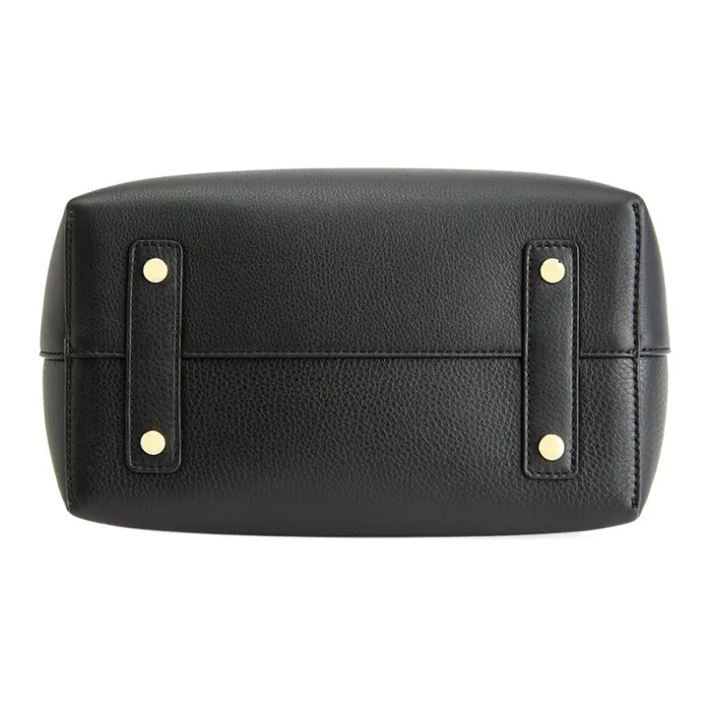 Burberry Cow Leather Belt Bag Shoulder Handbag Regular Women's Black-5