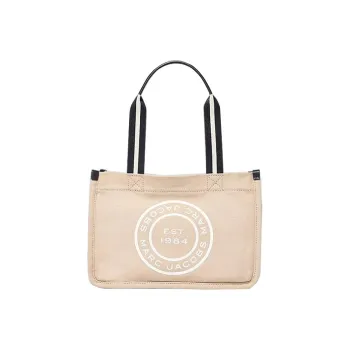 MARC JACOBS Canvas Bag, Handbag, Shoulder Bag Unisex White