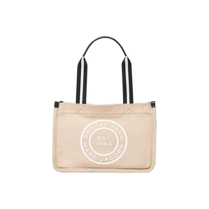 MARC JACOBS Canvas Bag, Handbag, Shoulder Bag Unisex White-0