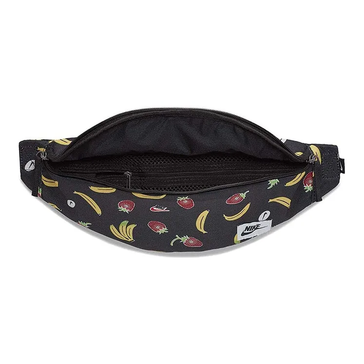 Nike Heritage Polyester Fanny Pack Regular Unisex Black-1