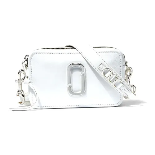 MARC JACOBS Goatskin Camera Bag, Shoulder Bag, Crossbody Bag Women's White