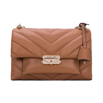 MICHAEL KORS Cece Leather Shoulder Bag Crossbody Bag Medium Size Women's Brown