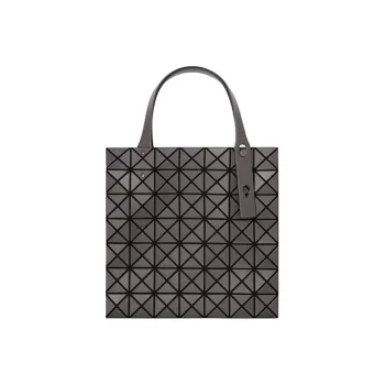 ISSEY MIYAKE Prism Artificial Leather Tote Bag Shopping Bag Laptop Bags One Shoulder Handbags Women's Charcoal Gray