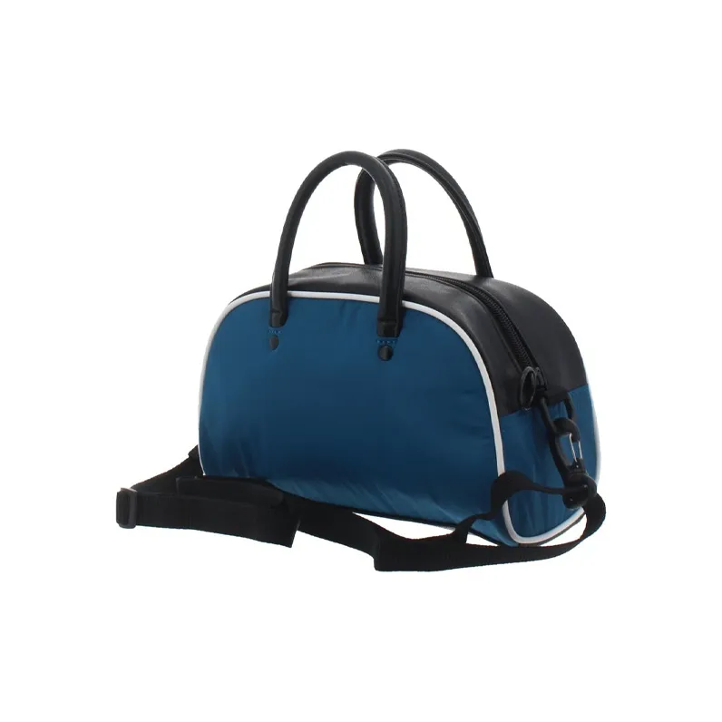 PUMA Campus Artificial Leather Bonded Polyester Handbag Mini Unisex Black/Blue-1