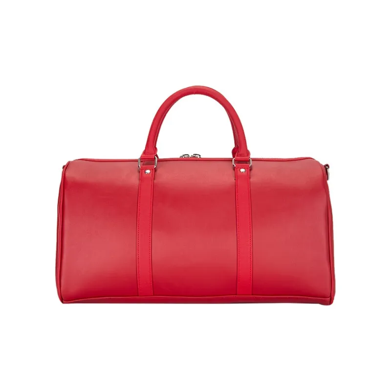 Jordan Artificial Leather Gym Bag Handbag Crossbody Bag Luggage Bag Travel Bag Regular Unisex Red-1