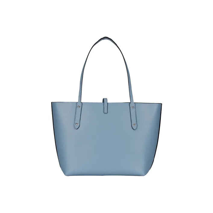 COACH Market Tote Grained Leather Tote Bag Shopping Bag Crossbody One Shoulder Handbags Regular Women's Blue-2