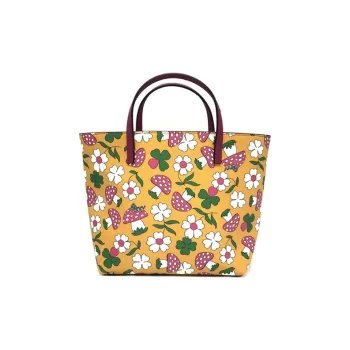 GUCCI Canvas Handbag Kids' Yellow