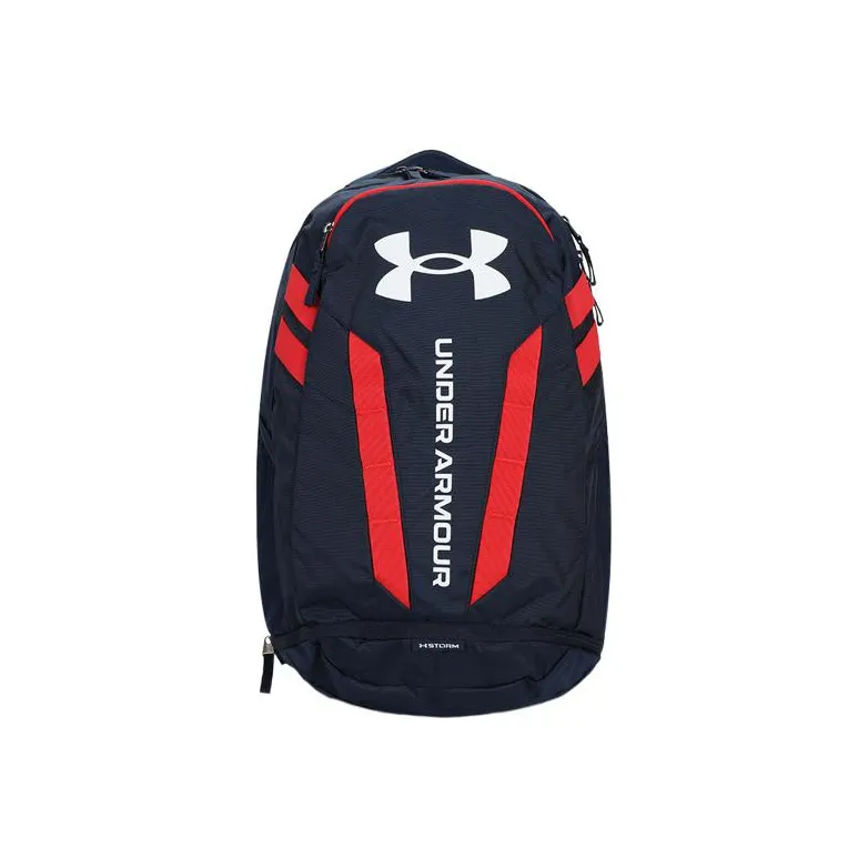Under Armour Polyester Backpack Regular Unisex Blue & Red-1