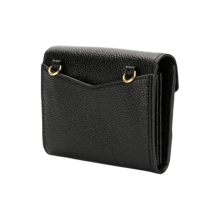 THOM BROWNE· Leather Coin Purse Women's Black-1