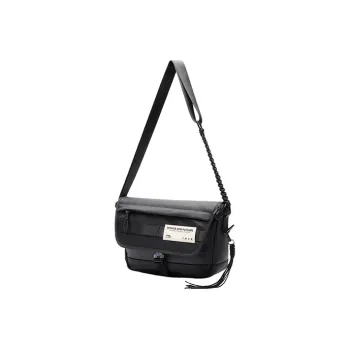 LiNing CF Journey Series Fabric Shoulder Bag Crossbody Bag Regular Unisex Black