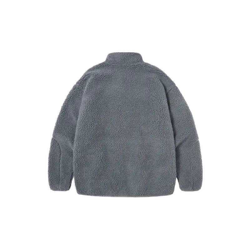 PSO Brand Letter Stand Collar Loose Fit Thickened Puffer Jacket Unisex-5