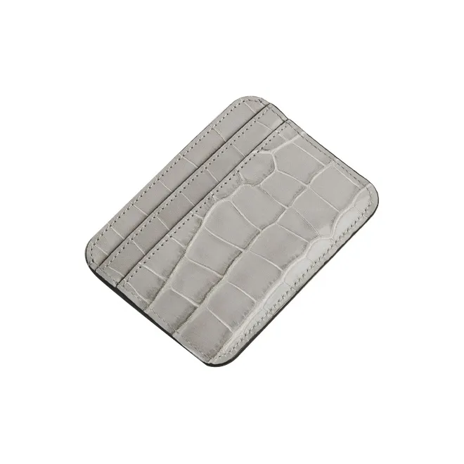 Chloe Chloé Bags Cow Leather Card Holder Women's Gray-1