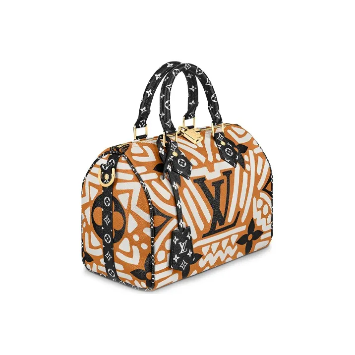 LOUIS VUITTON Crafty Speedy Bandouliere 25 Caramel/Cream-2