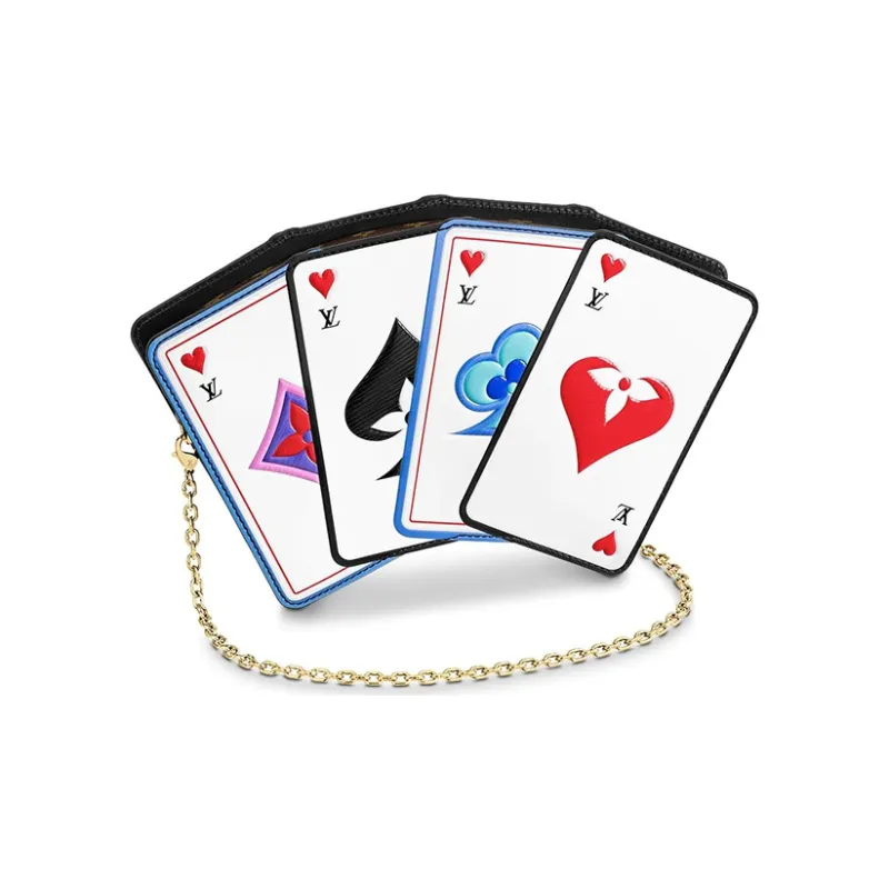 LOUIS VUITTON Pochette Cartes Clutch Game On-0