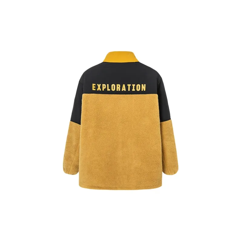 ANTA Outdoor Collection Velvet Jackets Men Yellow-1