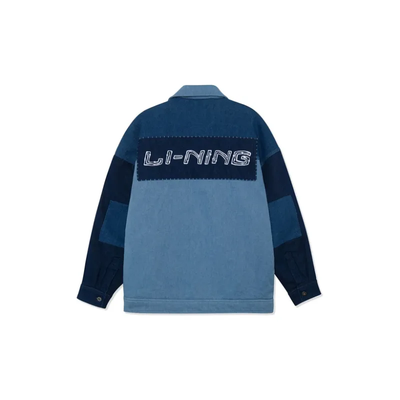 LiNing Puffer Jackets Men Blue-1