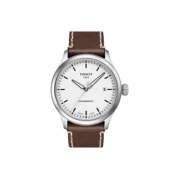 TISSOT Automatic Mechanical Movement Men's Watches Watch 43mm White Dial Stainless Steel Watch Case
