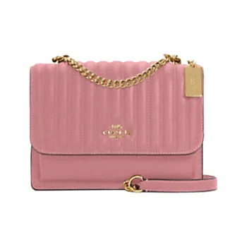 COACH Klare Leather Trunk Bag Crossbody Bags Small Size Women's Cherry Blossom Pink
