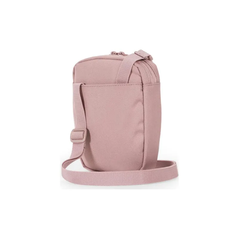 Herschel Cotton Fanny Pack Cell Phone Pouch, Shoulder Bag, Crossbody Bag Unisex Classic Gray Rose-1