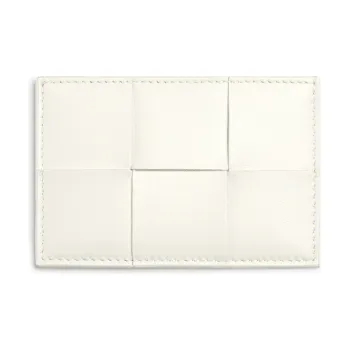 Bottega Veneta Bottega Veneta Luggage Collection Leather Card Holder Women's Pink White