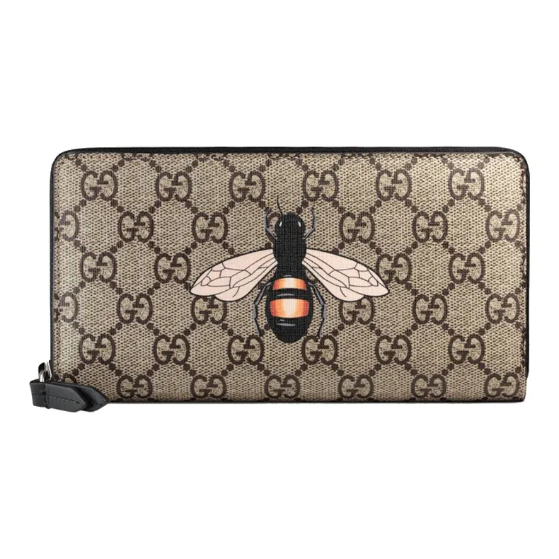 GUCCI Canvas Wallet Men's Ebony/Black-1