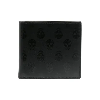 Alexander McQueen Leather Wallet Men's Black