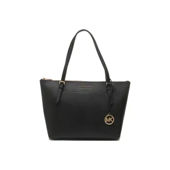 MICHAEL KORS Ciara Leather Tote Bag Shopping Bag Handbag Shoulder Bag Women's Black