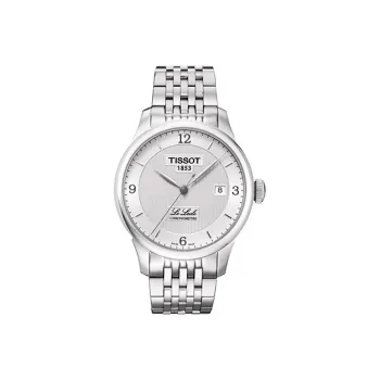 TISSOT Le Locle Collection Automatic Mechanical Movement Men's Watches Watch 39.3mm Silver Dial Stainless Steel Case