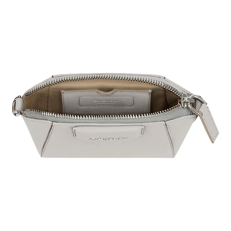 GIVENCHY Antigona Sheepskin Clutches Shoulder Bag Crossbody Bag Extra Mini Women's Ecru-1