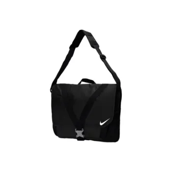 Nike Fabric Messenger Bag Shoulder Bag Crossbody Bag Regular Unisex Black Gray