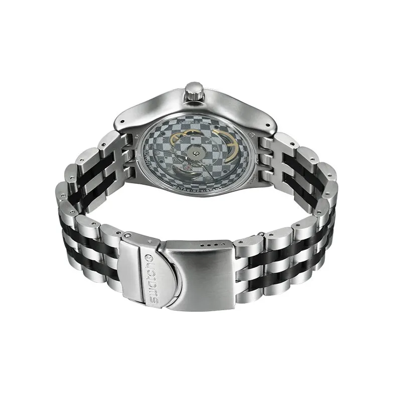 SWATCH Men 42mm White Watch YIS424G-2