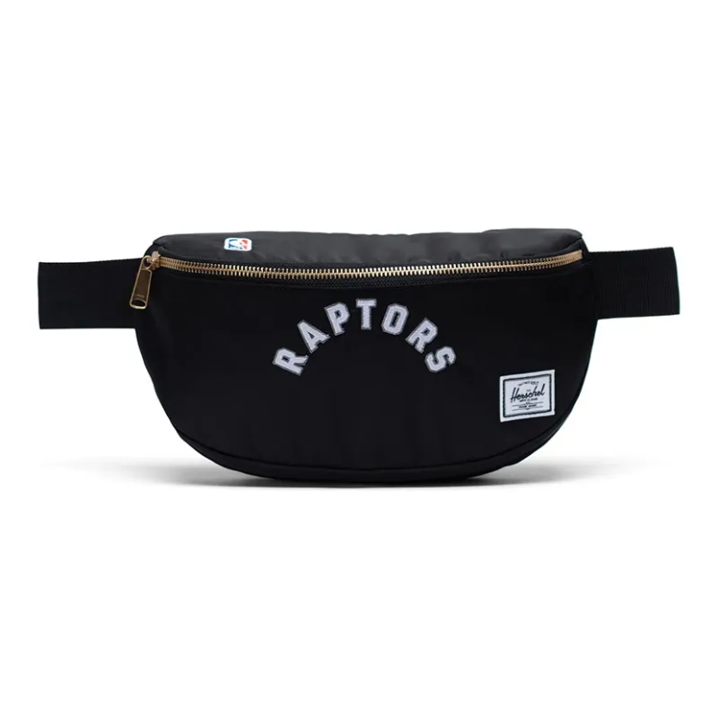 Herschel NBA Collaboration Polyester Fanny Pack Sling Bag Crossbody Bag Medium Size Unisex Black-1