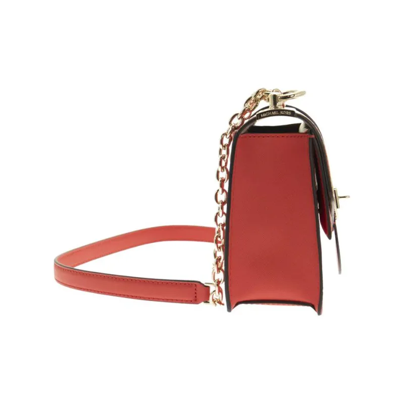 MICHAEL KORS MICHAEL KORS Luggage Collection Cow Leather Envelope Bag Shoulder Bag Crossbody Bag Small Size Women's Red-2