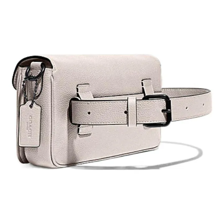 COACH Tabby Soft Cow Leather Multifunctional Dual Purpose Bag, Handbag, Crossbody Bag Tubas Women's White-1