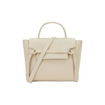 CELINE Grained Calfskin Catfish Bag Shoulder Bag Crossbody Bag Handbag Micro Women's Candy Color Beige