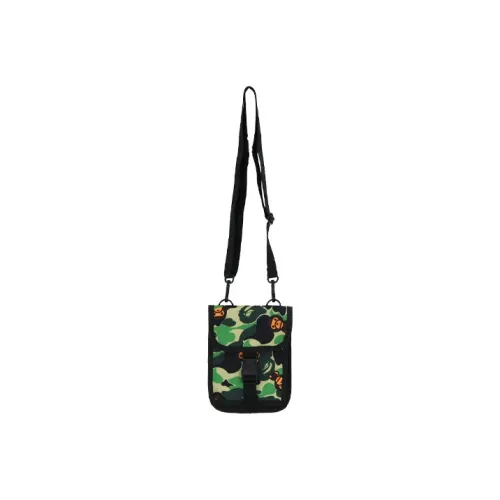 A BATHING APE Polyester Shoulder Bag Crossbody Bag Unisex Green