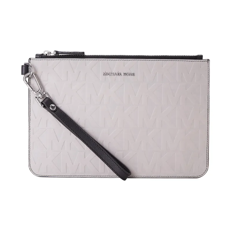 MICHAEL KORS Leather Wallets Clutches Medium Size Men's Gray-0