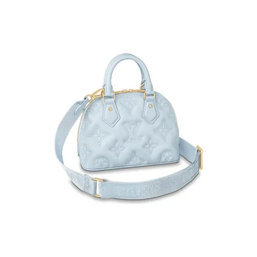 LOUIS VUITTON Alma BB Quilted Blue Glacier