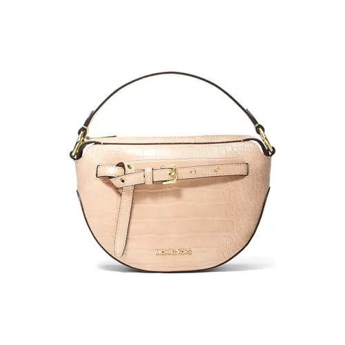 MICHAEL KORS Emilla Leather Dome Bag Handbag Medium Size Women's Pink
