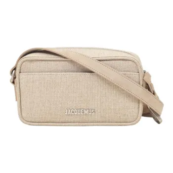 Jacquemus Canvas Canvas Bag Crossbody Bag Women's Light Brown