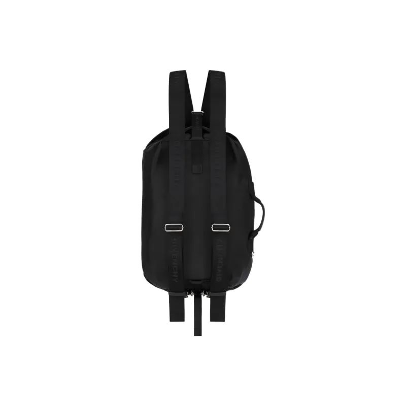 GIVENCHY 4G Nylon Fabric Backpack Large Size Men's Black-3