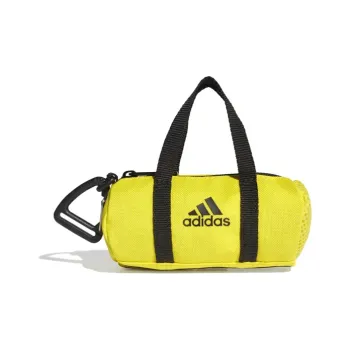 Adidas Polyester Key Pouch Coin Purse Mini Unisex Neon Yellow
