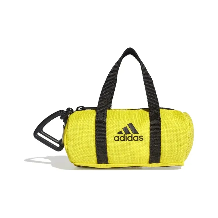 Adidas Polyester Key Pouch Coin Purse Mini Unisex Neon Yellow-0