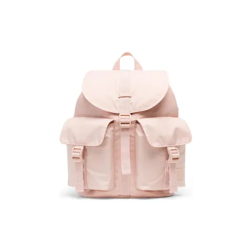 Herschel Polyester One Shoulder Handbag Crossbody Bag Small Size Unisex Cherry Blossom Pink